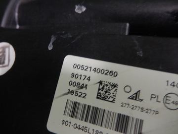 SVĚTLO PRAVÝ PŘEDNÍ FIAT 500E FULL LED 00521400260