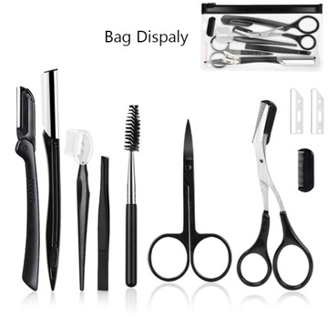 4/6/9/11pcs Eyebrow Cutters Set Eyebrow Trimmer