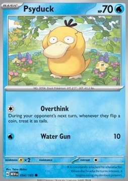 Karta Pokemon Psyduck (MEW 054) 54/165