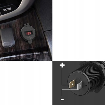 АВТОМОБИЛЬНОЕ ЗАРЯДНОЕ УСТРОЙСТВО 2x USB 3.1A 12В 24В