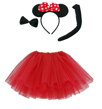 STRÓJ KOSTIUM MYSZKA MINNIE MIKI MINI 2-8 lat 30cm
