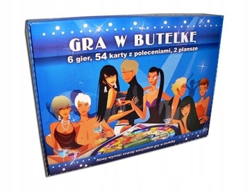 GRA W BUTELKĘ IMPREZOWA TOWARZYSKA ZESTAW 6 GIER