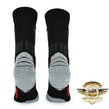 Мотоциклетные носки с ионами серебра для езды на мотоцикле.