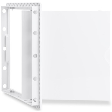 ПЛАСТИКОВАЯ ОБЗОРНАЯ ДВЕРЬ 30х30 см БЕЛАЯ АБС 300х300 мм белая ревизионная дверь