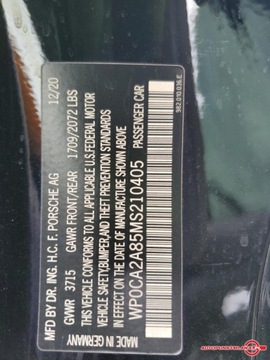 Porsche Boxster 718 Cabrio 2.0 300KM 2021 Porsche 718 Boxster Auto Punkt 2.0 Benzyna 300KM, zdjęcie 11