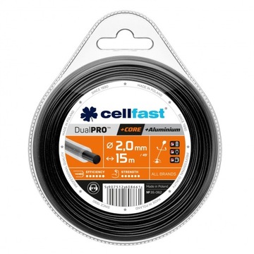 CELLFAST ŻYŁKA TNĄCA Z RDZENIEM OKRĄGŁA 2,0mm 15mb