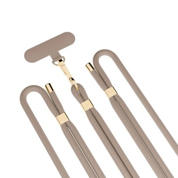 Ремешок Magic Cord на шею для телефона 3mk EasyClip БЕЖЕВЫЙ