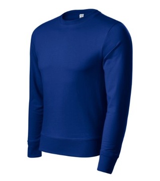 Męska bluza o prostym kroju bez kaptura Model ZERO chabrowa roz. M