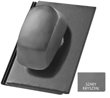 BRAAS Dachówka z odpowietrznikiem instalacji sanitarnej TEVIVA Szary krysz