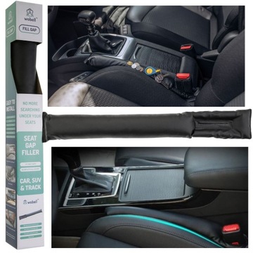 Gadżet samochodowy Seat Gap Filler wypełniacz luk między fotelami organizer