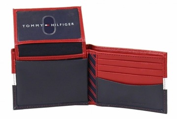 PORTFEL MĘSKI SKÓRZANY TOMMY HILFIGER ELEGANCKI Z RFID