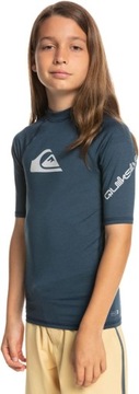 ДЕТСКАЯ ФУТБОЛКА ДЛЯ ПЛАВАНИЯ QUIKSILVER RASH GUARD ДЛЯ СЕРФИНГА, 10 ЛЕТ