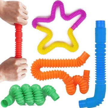 Rurki Sensoryczne Pop Tube Rury Zestaw XL