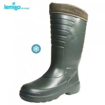 Мужские резиновые сапоги Lemigo Grenlander EVA Foam Polish High 42