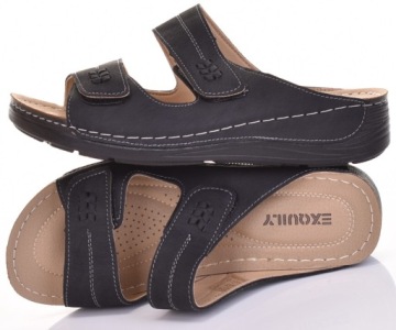 ЛЕГКИЕ КОЖАНЫЕ ТАПОЧКИ ЖЕНСКИЕ, СШИТЫЕ, ПЛОТНЫЕ, НА ЛИПУЧКЕ, ПОДХОДЯЩИЕ, ДЫШАЩИЕ.