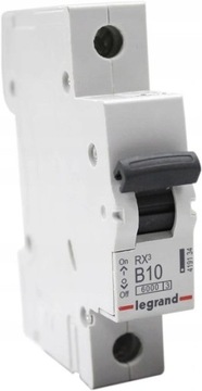 Wyłącznik nadprądowy Legrand RX3 419134 B10A 230V
