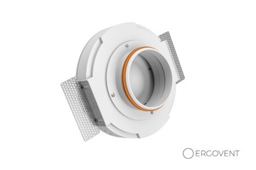 АНЕМОСТАТ ПОКРАСОЧНАЯ ШТУКАТУРКА 160 мм УНИВЕРСАЛЬНЫЙ КРУГЛЫЙ ERGOVENT RONDO