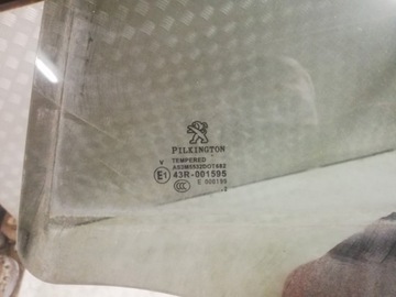 PEUGEOT 208 FACELIFT SKLO (OKNO) DVEŘE LEVÝ ZADNÍ AS3