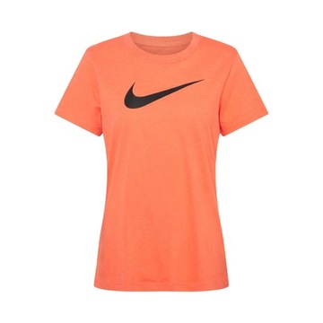 Nike T-Shirt Damski bawełniany koralowy z logo Sportswear Dri-Fit M