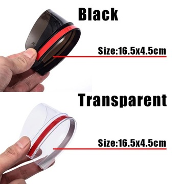 наклейка на зеркало заднего вида автомобиля дождь крышка бровей