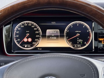 Mercedes Klasa S W221 Limuzyna Facelifting 4.7 V8 (500 BlueEFFICIENCY) 435KM 2013 Mercedes-Benz Klasa S S550 Long 435 KM Burmester Nappa FullLED Panorama Ni, zdjęcie 23