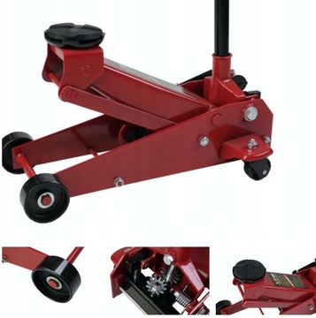 Домкрат 3,5 т. Автомобильная лягушка + резина + сильная педаль