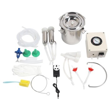 6л доильный аппарат для коз портативный электрический автоматический Pulsati из нержавеющей стали