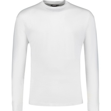 CF Duża Koszulka Longsleeve Adamo Biała 4XL obw 150cm