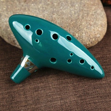 Керамическая флейта-флейта Alto C Zelda Ocarina с 12 отверстиями