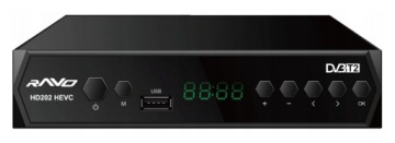 DVB-C декодер/тюнер Ravo HD202 HEVC