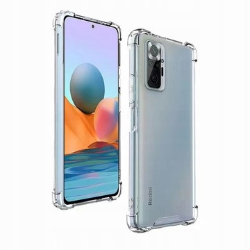 Etui plecki silikonowe Pancerne przezroczyste do Xiaomi Redmi Note 10 Pro