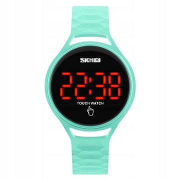 Zegarek damski SKMEI LED data ekran dotykowy 12/24