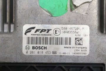 IVECO DAILY 11-14 3.0 HPI JEDNOTKA ŘÍZENÍ MOTORU 0281018453 581467201