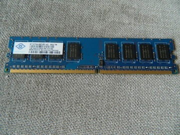 RAM NANYA 1GB 1RX8 PC2-6400U-666-13-D1