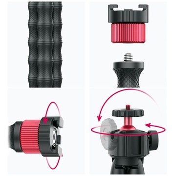 Ulanzi MT-52 Gorilla Гибкий штатив для телефона, микрофона и светодиодной лампы