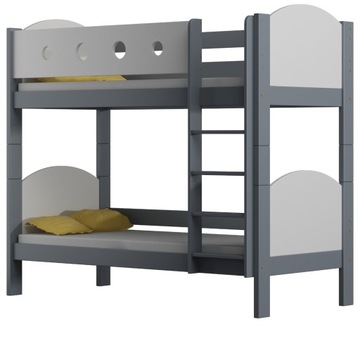 Łóżko Piętrowe URWISEK-L 180x80 2w1 Rozkładane