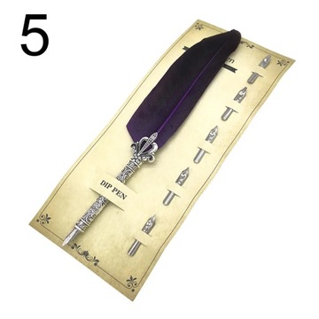 Винтажная перьевая ручка с пером и пером, канцелярские принадлежности для письма и каллиграфии