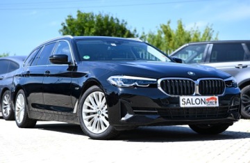 BMW Seria 5 G30-G31 Touring Plug-In 2.0 530e 292KM 2022 BMW 530e 292ps Hak Blis Live Cocpit Pro 18” Webasto Full-Led DAB CTA LKA, zdjęcie 1