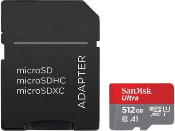 Karta pamięci SanDisk Ultra 512GB A1 U1 SDXC
