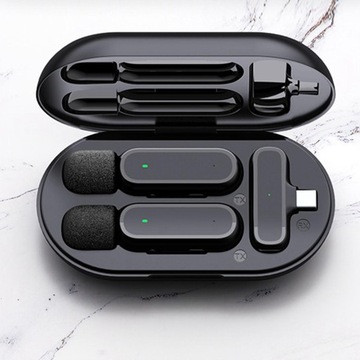 Портативный беспроводной петличный микрофон DSP с автоматическим подключением Plug Play 2