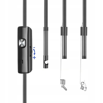 ЭНДОСКОПНАЯ ИНСПЕКЦИОННАЯ КАМЕРА 5M USB ANDROID МАСТЕРСКАЯ MICRO LED USB-C 3в1