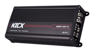 Kicx Angry Ant F4 4kanálový automobilový zesilovač 4x200/300W 2x600W Rms
