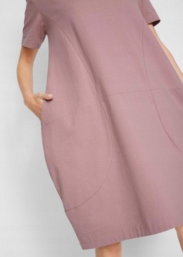 RÓŻOWA SUKIENKA OVERSIZE Bonprix WW 54