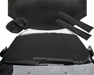 MATA ANTYSZRONOWA NA SZYBĘ OSŁONA NA LUSTERKA I WYCIERACZKI PRZECIWSZRONOWA