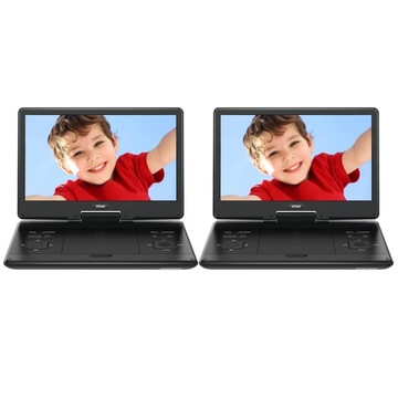 Przenośny odtwarzacz DVD z baterią 15.7