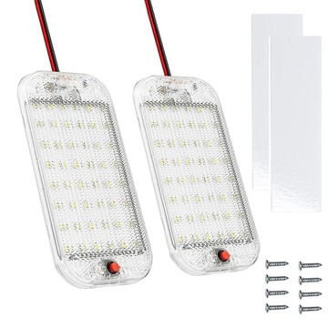 LAMPKA SUFITOWA 12V/24V DO KAMPER PRZYCZEPA KABINY