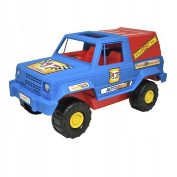 WADER Color Cars Auto terenowe niebieskie 37091