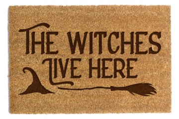 WYCIERACZKA POD DRZWI THE WITCHES LIVE 40x60cm
