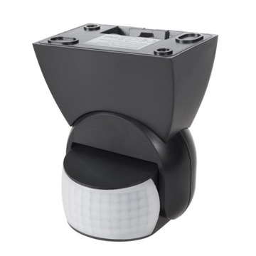 Датчик движения 180 градусов для улицы IP65 черный для светодиодов