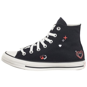 Buty Trampki Damskie Converse CTAS Hi Black/Vintage A09116C Czarne